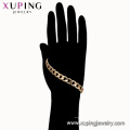 75189 Xuping guangzhou moda imitação de jóias simples fio de seda de ouro cadeias de pulseira